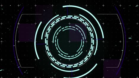 animación de los marcadores sobre el escaneo del alcance
