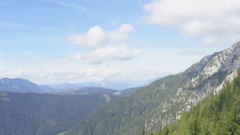 distant mountain peaks