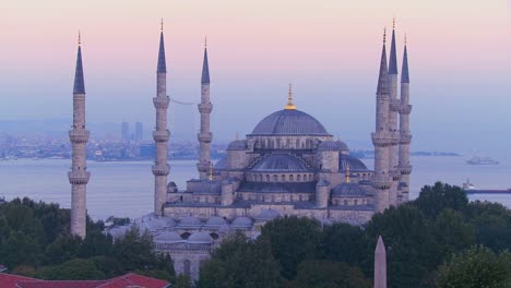 the blue mosque in istanbul turkey at dusk 2