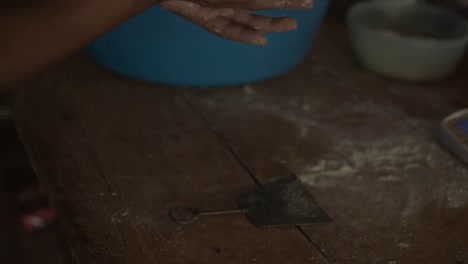 making of the traditional italian bread