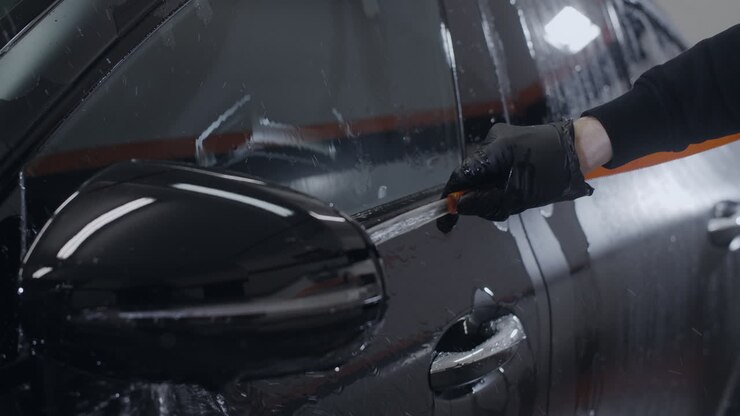 Car Wash in Progress