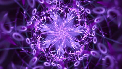 Abstract-floral-fractal-Kaleidoscope---Amethyst-Crystal---seamless-looping-music-vj-colorful-chaotic-streaming-backdrop-art