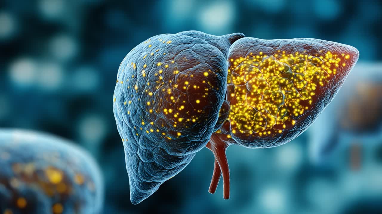 Intricate Visualization of the Liver's Unique Structure: An Artistic Representation Showcasing Cellular Details and Biological Processes
