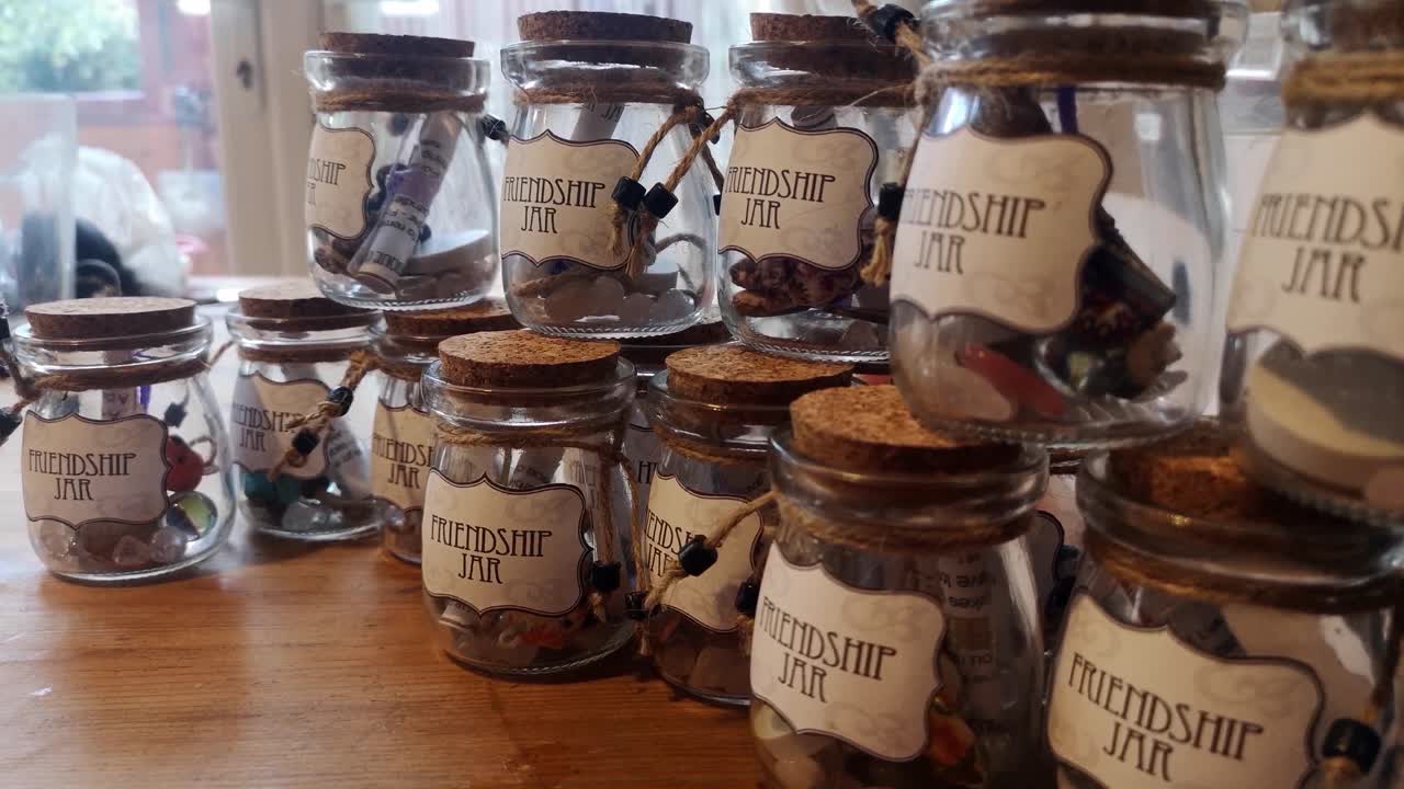 수제 크리 에이 티브 맞춤형 독특한 동화 유리 우정 항아리