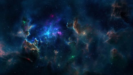 impresionante animación cg del espacio profundo