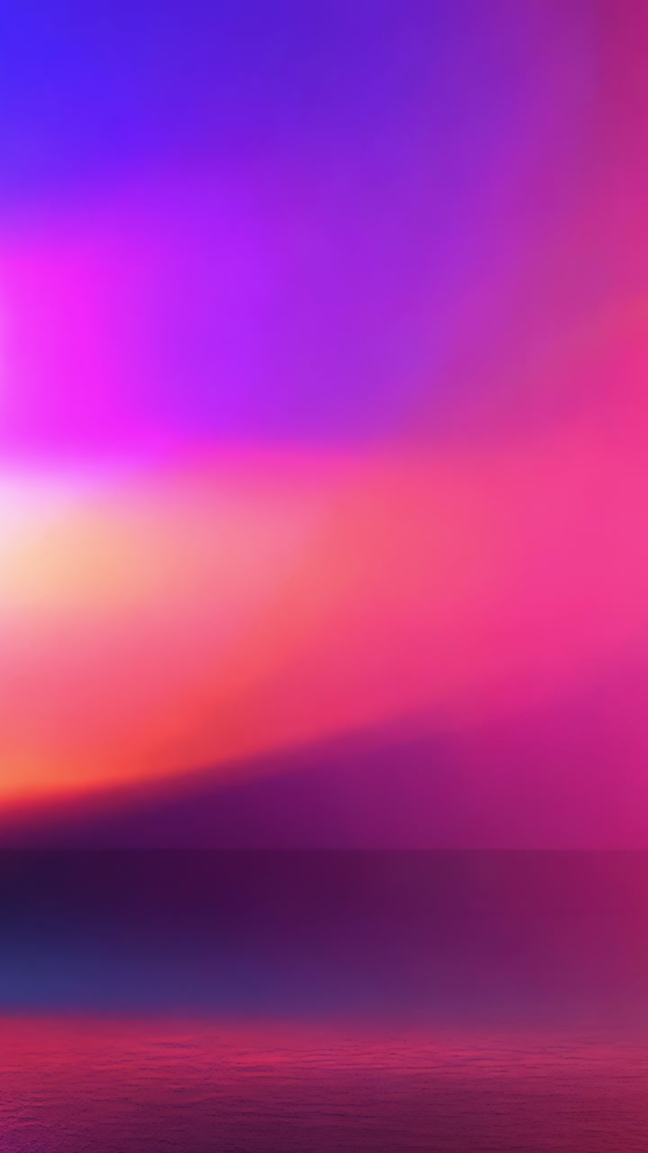 A light bulb is lit up on a table. The light bulb is glowing brightly and is surrounded by a colorful background Vertical video