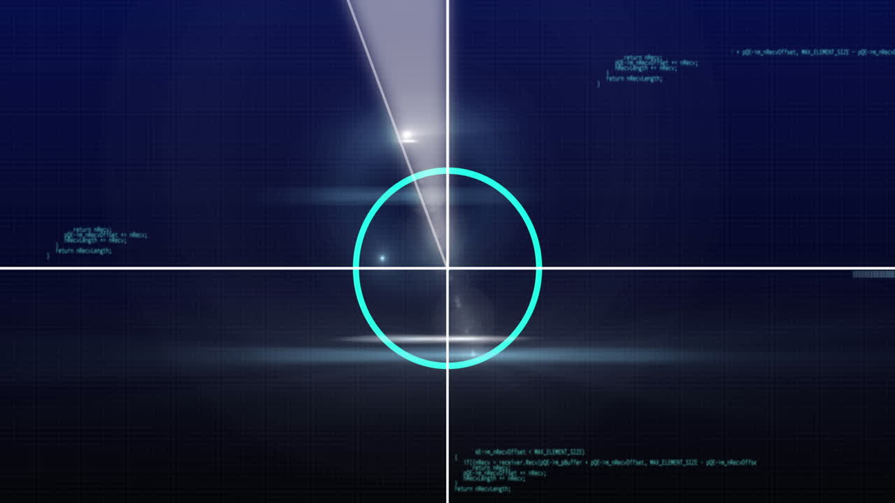 데이터 처리에 대한 범위 스캐닝의 애니메이션