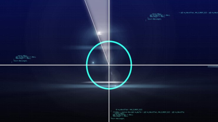 Animation of scope scanning over data processing