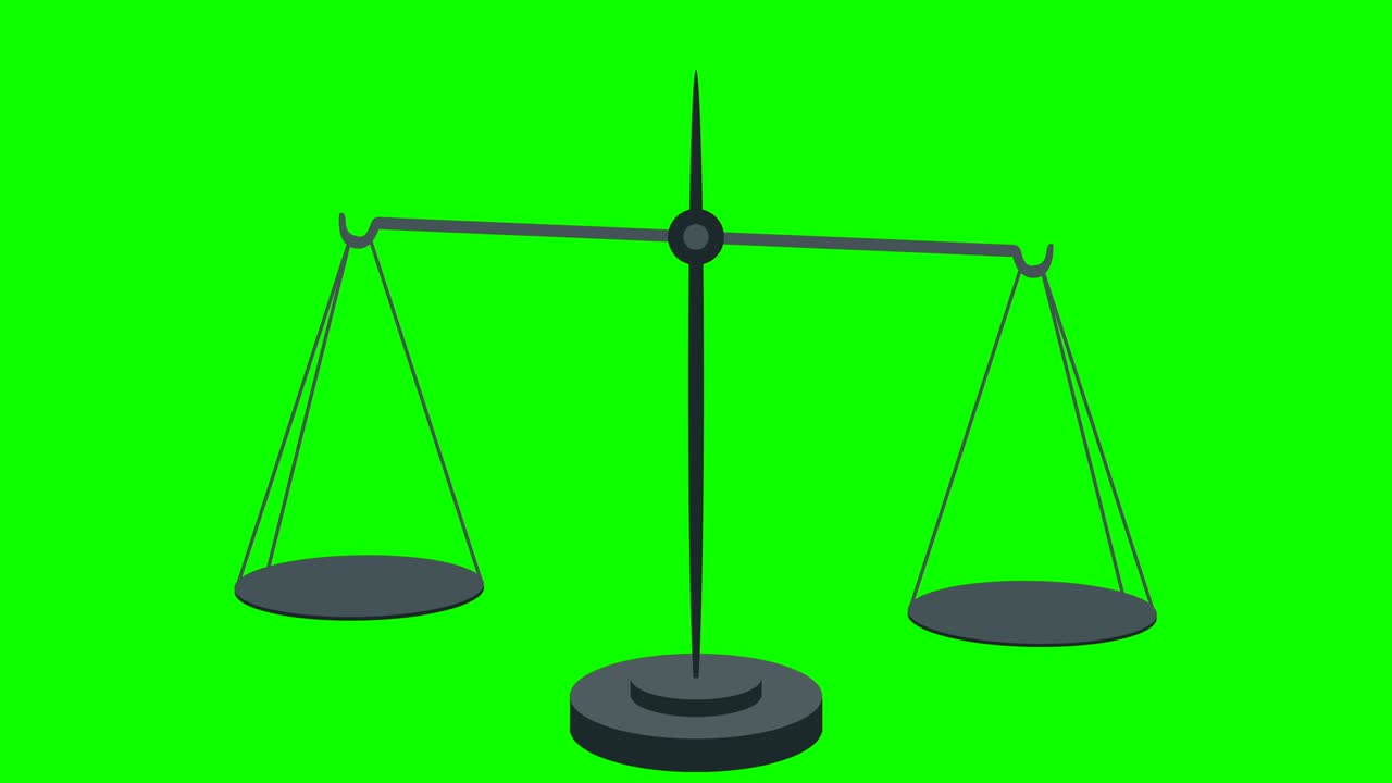 peso igual en las escalas en pantalla verde de bucle