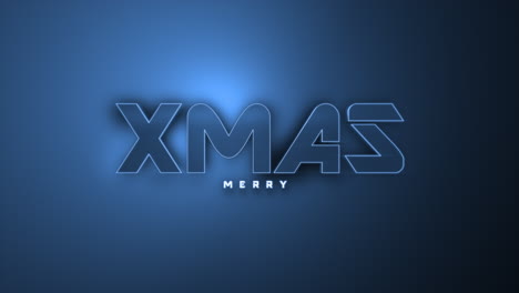 Dark-monochrome-Merry-Xmas-text-on-blue-gradient