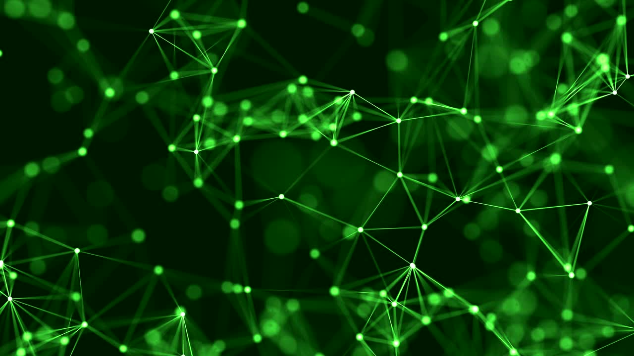 4k bucle abstracto color fondo geométrico con líneas y puntos