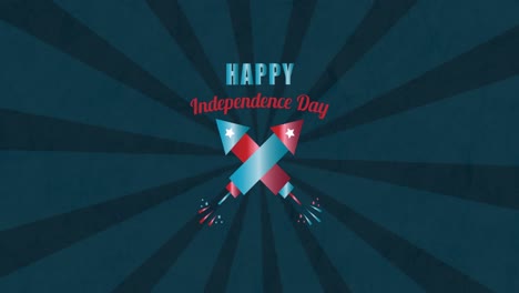 Animation-of-4th-of-july-independence-day-text-over-fireworks-and-stripes