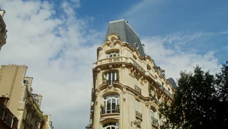 parisian corner building