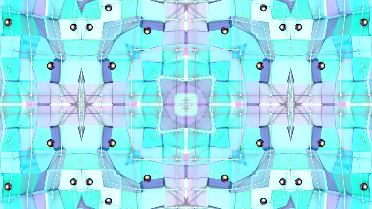fondo 3d abstracto simple en color gradiente azul turquesa, estilo poli bajo como fondo geométrico moderno o entorno matemático con efecto caleidoscópico. 4k uhd o bucle sin costuras fullhd. 2