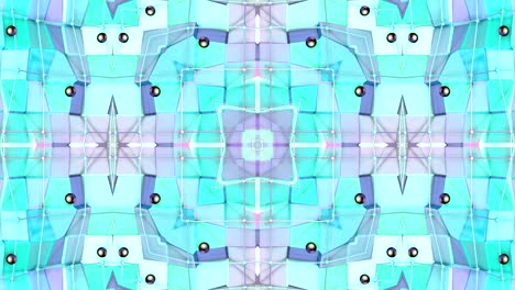 fondo 3d abstracto simple en color gradiente azul turquesa, estilo poli bajo como fondo geométrico moderno o entorno matemático con efecto caleidoscópico. 4k uhd o bucle sin costuras fullhd. 2