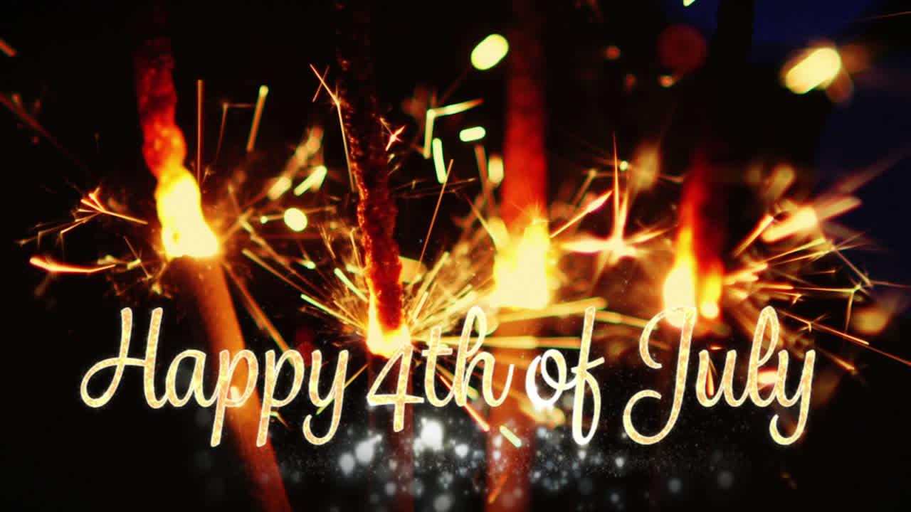 행복한 7월 4일 문자 및 반이는