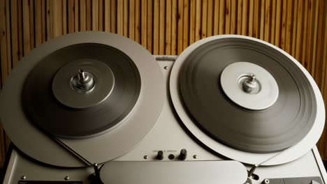 vintage reel-to-reel tape recorder