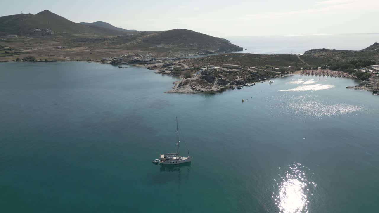 fotografía aérea de la isla de paros