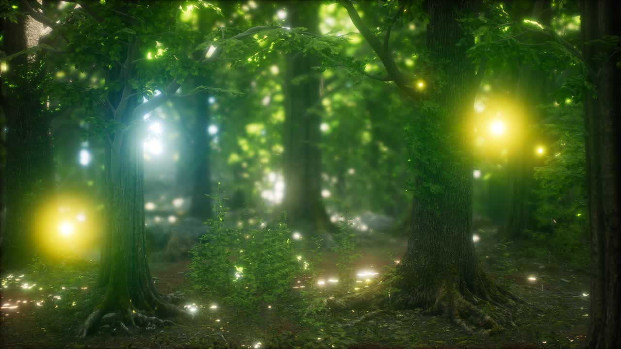 숲에서 날아다니는 반 ⁇ 불