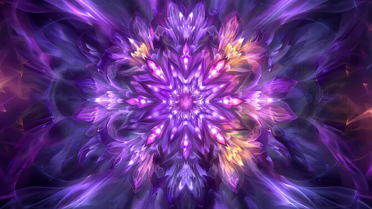 diseño de mandala floral abstracto