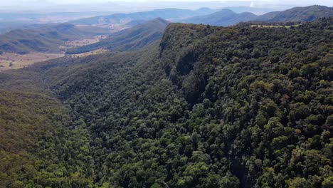 lamington national park lying on the lamington plateau of the mcpherson range - green mountain forest - canungra, qld, australia