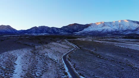 Morgens-Autobahn-Nach-Cold-Creek-Nevada