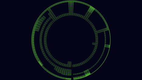 diseño futurista con líneas verdes brillantes - perfecto para un escenario de ciencia ficción