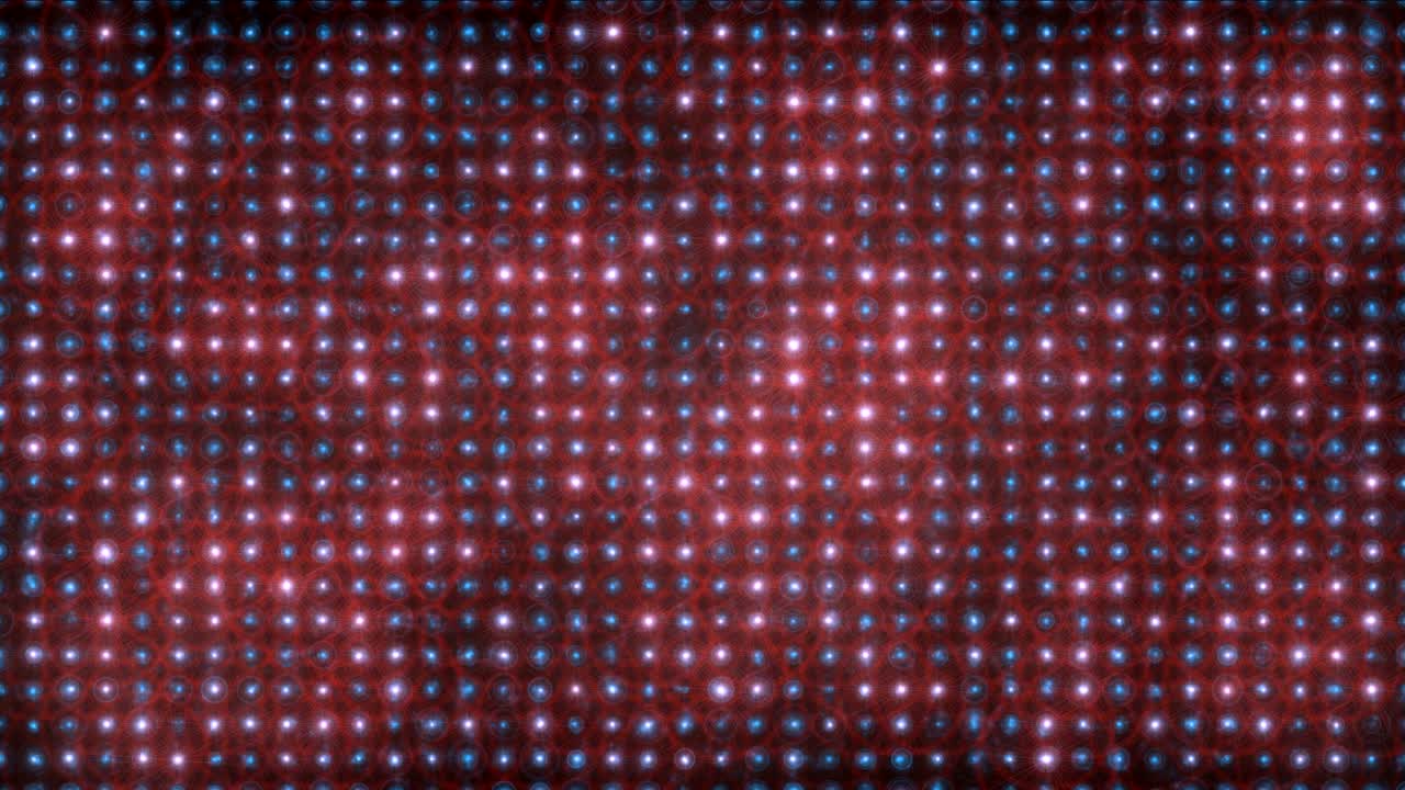 punto de celda abstracta en el espacio 4k