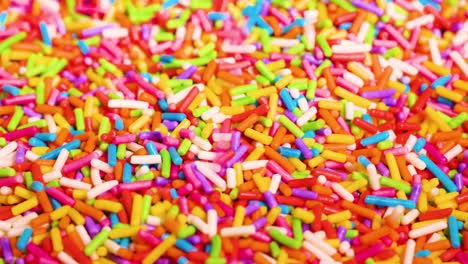 vibrant sprinkles cascade in a dynamic display