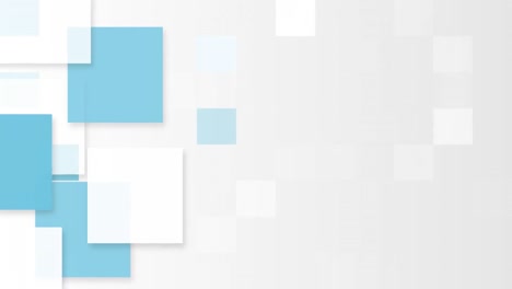 animación de estilo de interfaz blanca y azul
