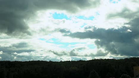 dark sky time lapse with clouds