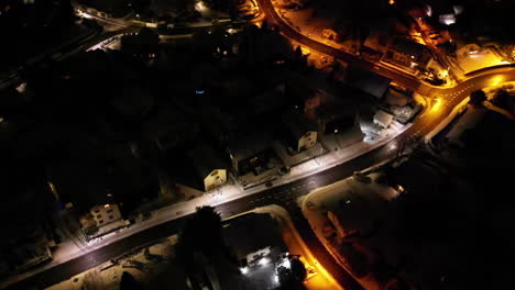 Aerial-Pan-and-Zoom-of-Neighborhood-House,-Zurich-Switzerland