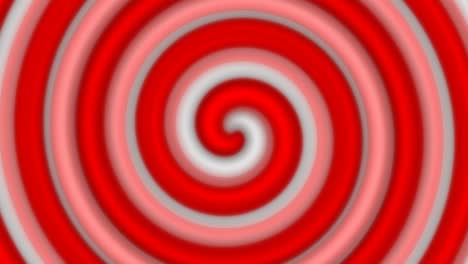 red and white spiral