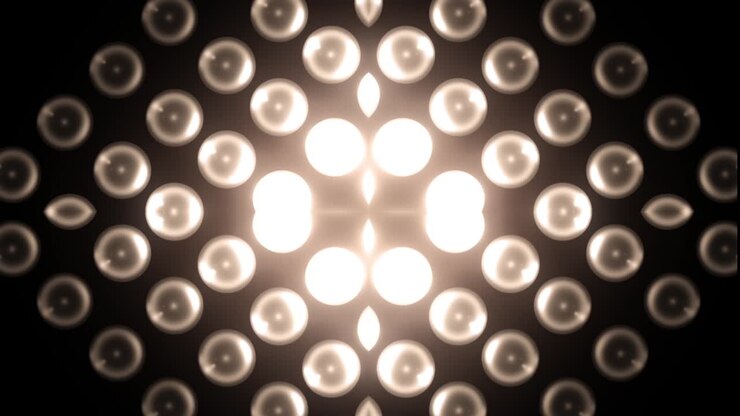 抽象的な光パターン