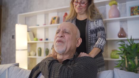 Happy-old-husband-and-wife-massage-each-other.