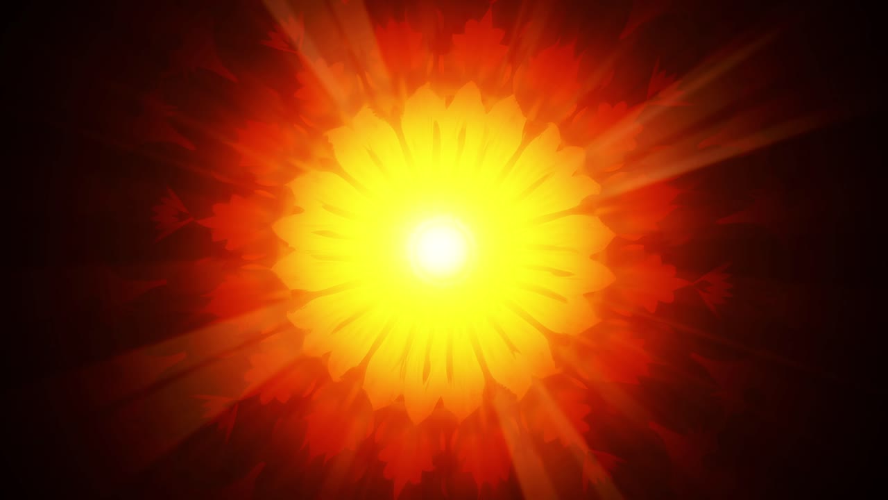 sol de loto místico: despertar abstracto en la meditación cósmica