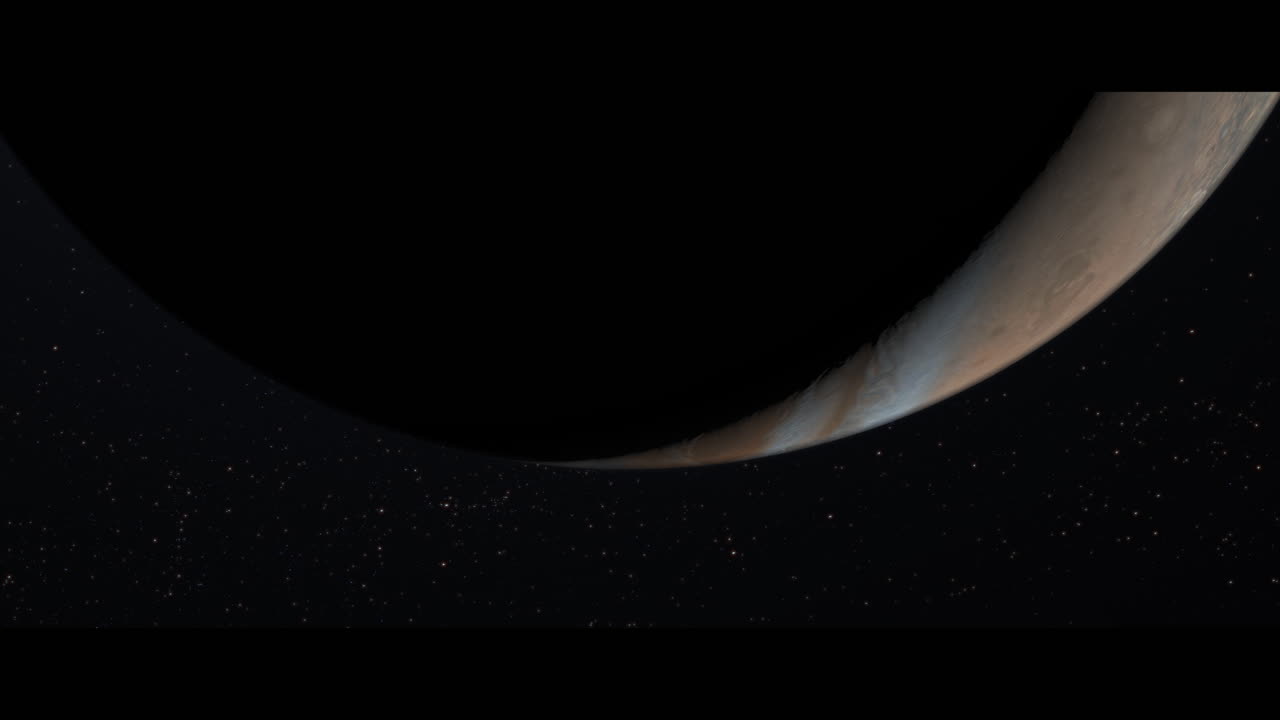 Jupiter planet viewed from space