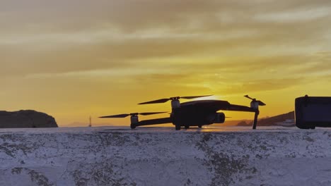 DJI-Mavic-2-Pro-Drohne-Bei-Sonnenuntergang