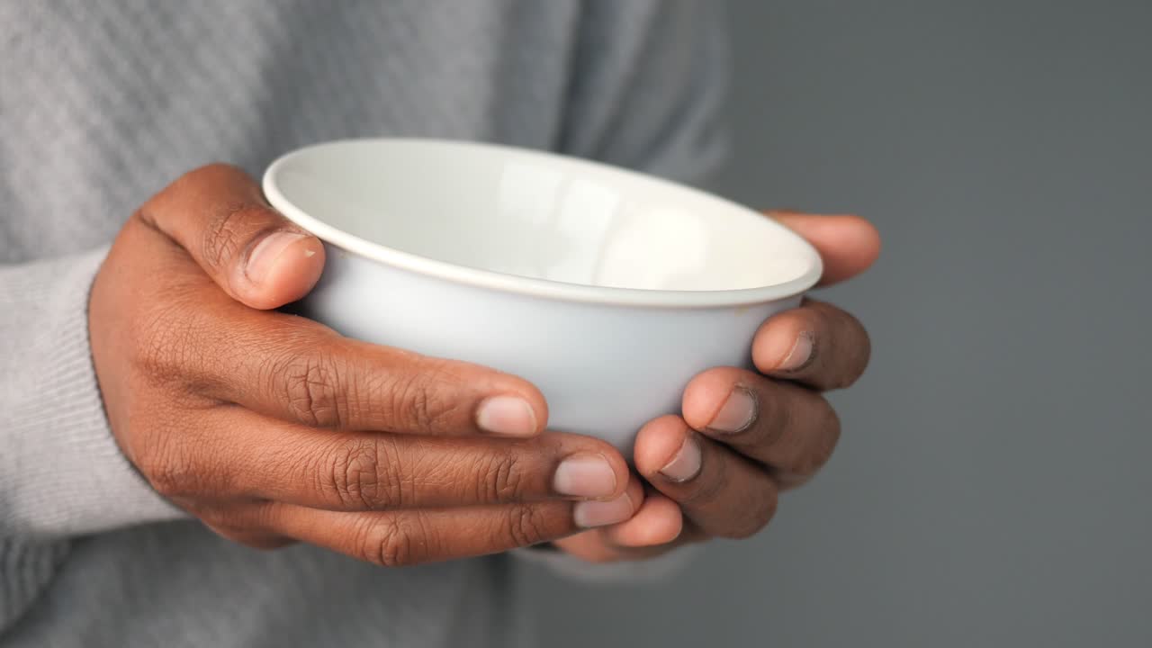 Empty Bowl in Hands