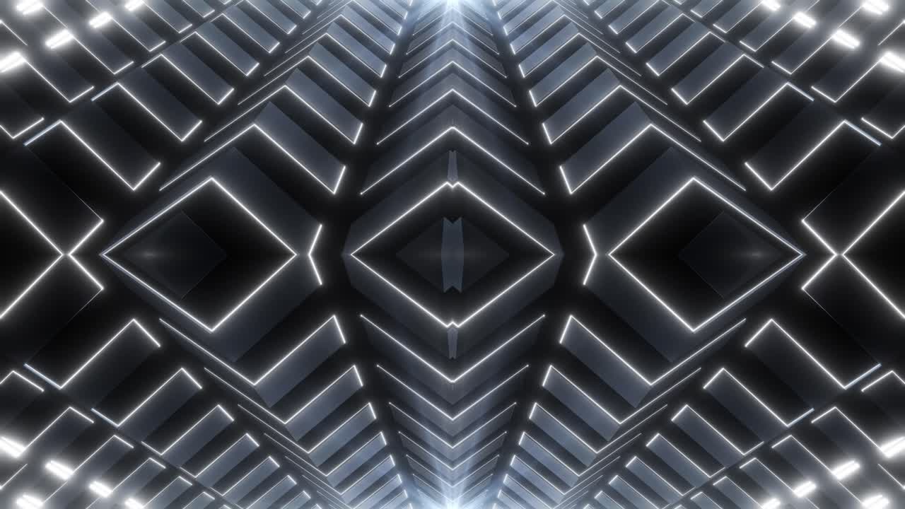 patrón de neón geométrico abstracto