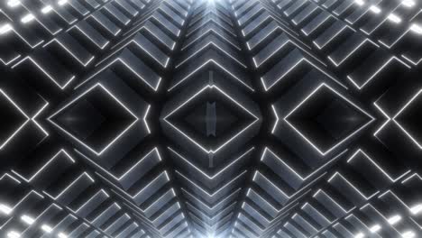 patrón de neón geométrico abstracto