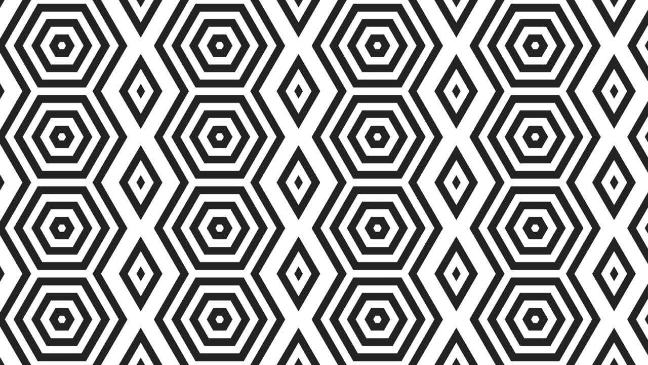 diseño de patrón sin costuras animado flotante