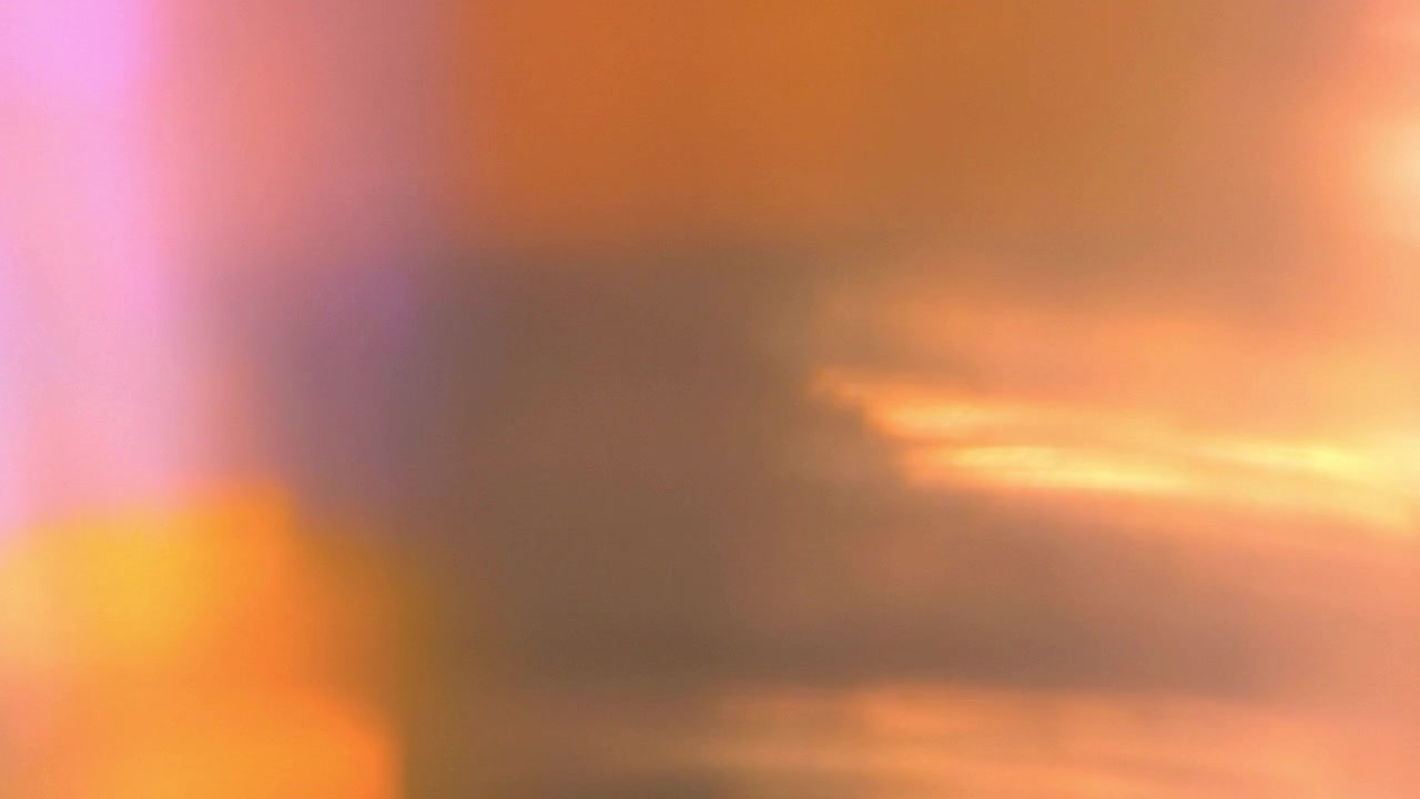Abstracte lichtlekken en lensflare-overgang