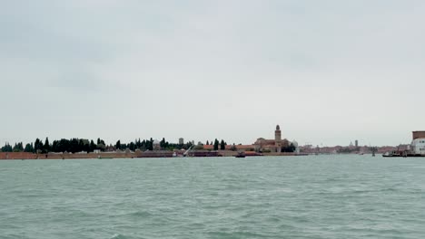 san michele island in venice, italy