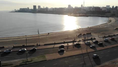 drone aerial footage parque rodo montevideo uruguay