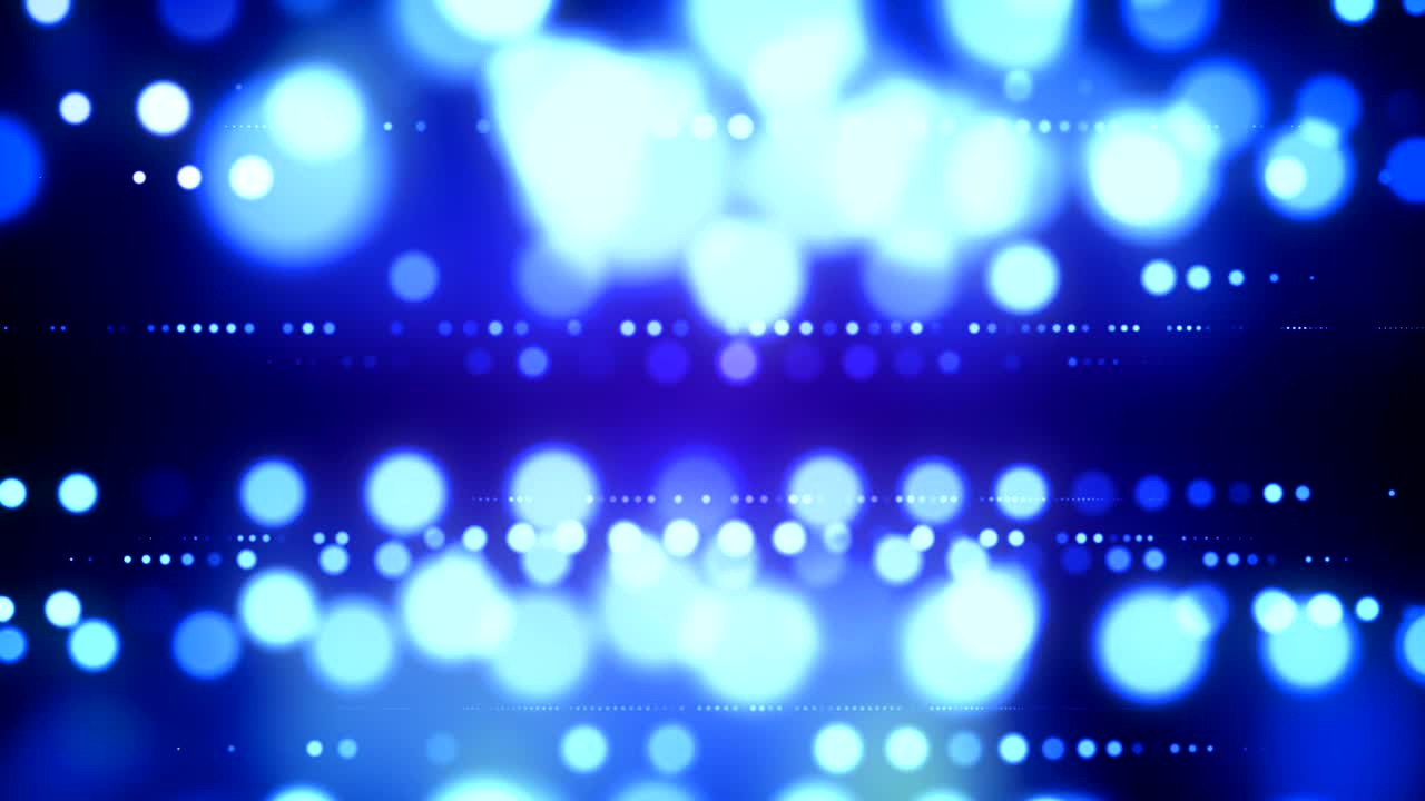 파란 패션 초점 조명