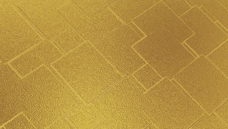 abstract geometric golden backgroundfoil tiles texture seamless loop background 3d rendering