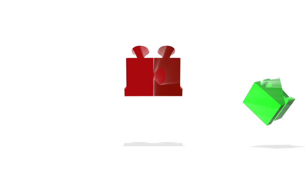 las piezas del rompecabezas se unen