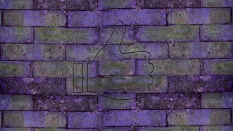 Thumbs-down-neon-sign-on-brick-wall-4k