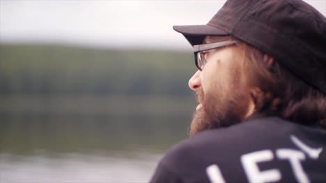 Man by the Lake